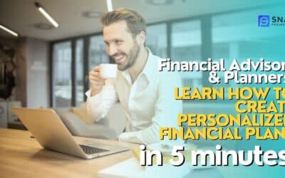 Financial Advisors & Planners can create financial plans in 5 minutes with this financial planning software