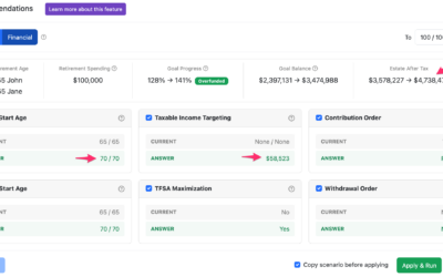 New feature release: Automated Financial Recommendations