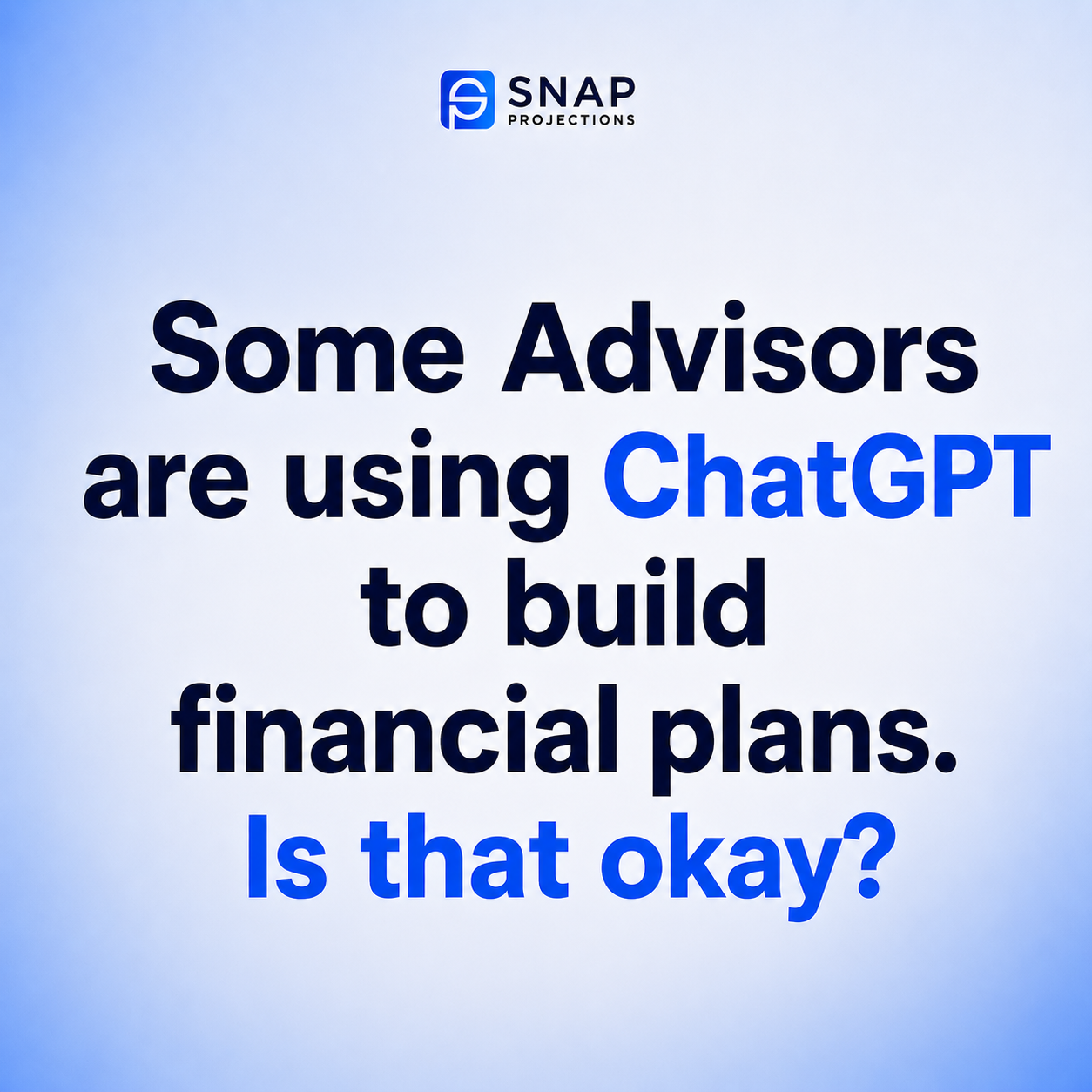 Some Advisors are using ai to build their financial plans. Does this align with FP Canada Standards?